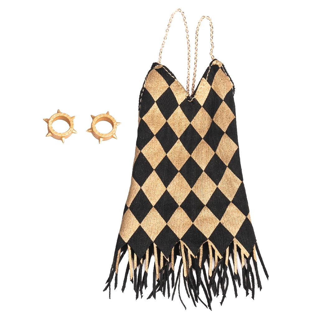 

Модная 1/6 юбка с лямкой через шею с браслетом для 12 'популярных игрушек оранжевый DML DID Enterbay