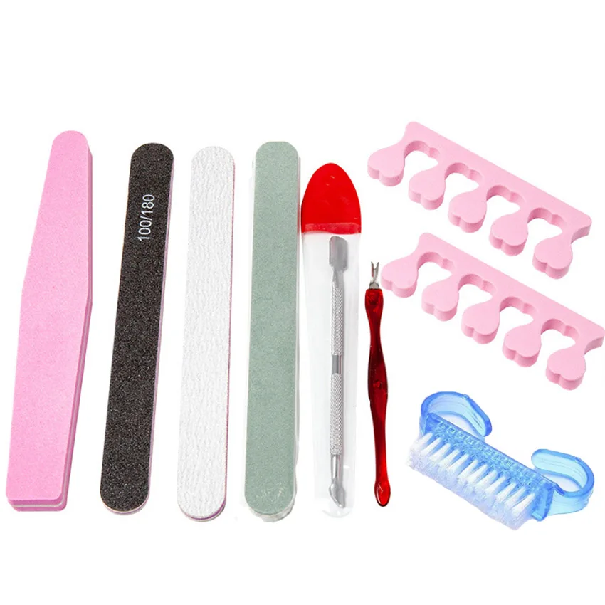 Набор инструментов для маникюра набор нержавеющая сталь ножницы толкатель