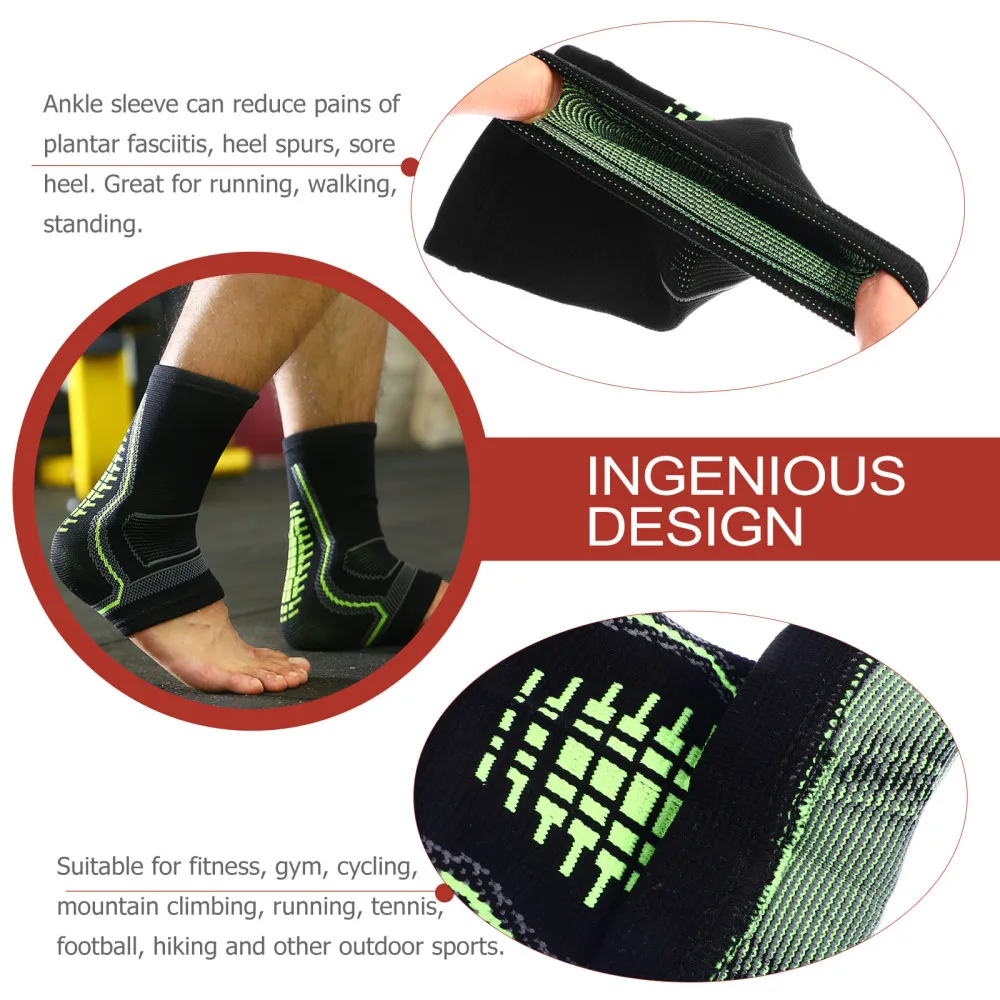 

1 Pair Ankle Braces Protective Ankle Support Sleeve for Sports