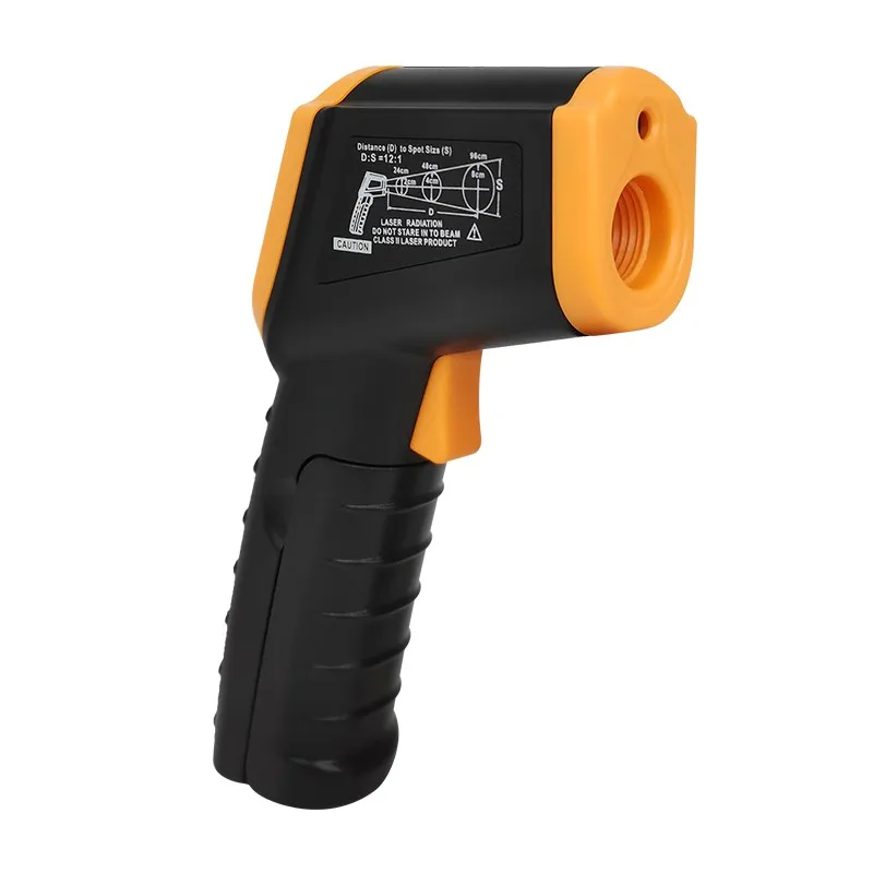 Digital Infrared Thermometer Laser Temperature Meter Non-contact Pyrometer -50-500℃ Hygrometer IR Termometro Color LCD Monitor |