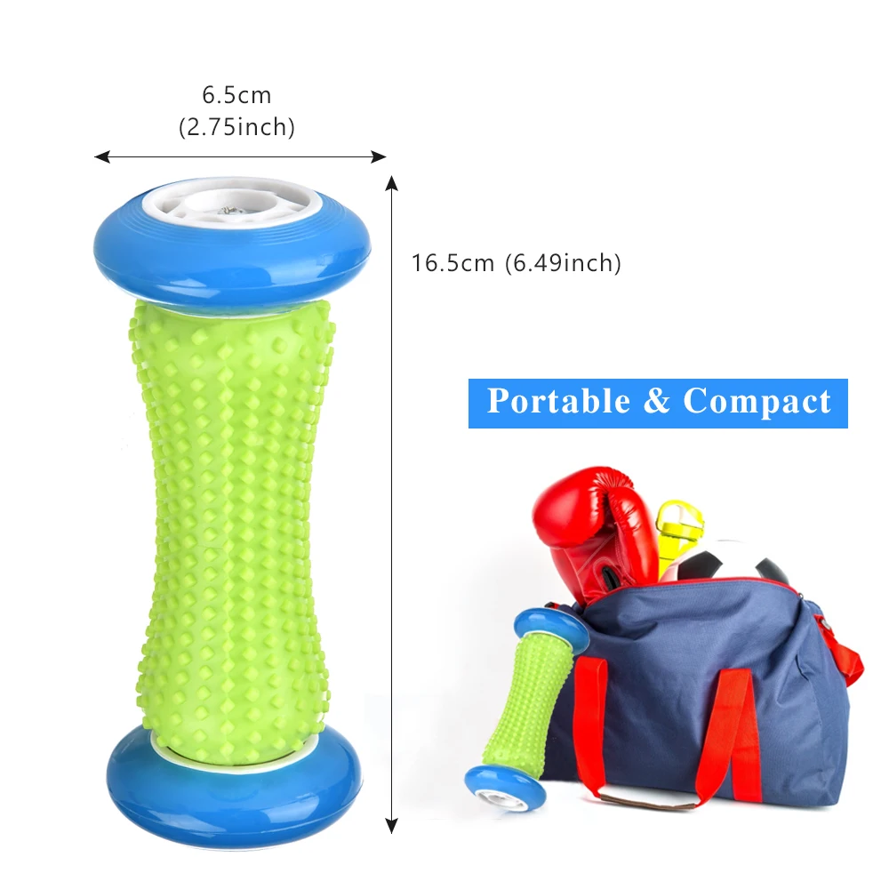 

1pc Roller Massage Tool PVC Spiky Muscle Massager Portable Massage Roller for Foot Back Leg Muscle Pain Relief Massage Roller