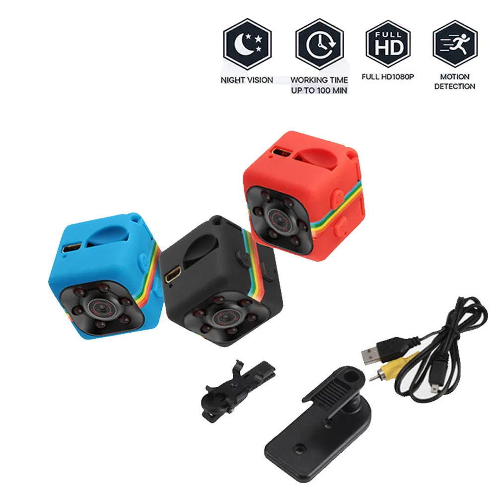SQ11 Mini IP Camera Sport DV Sensor Night Vision Camcorder HD 720P Small Cam Micro Cam Video Motion Recorder family safety
