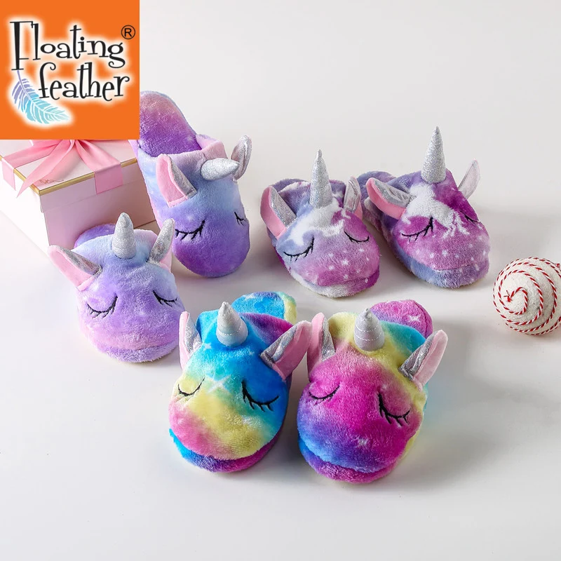 

Kigurumi Unicorn Slippers Kids Cartoon Animal Claw Onesies Pajama Baby Home Shoes Boys Girls Women Adult Casual Cosplay