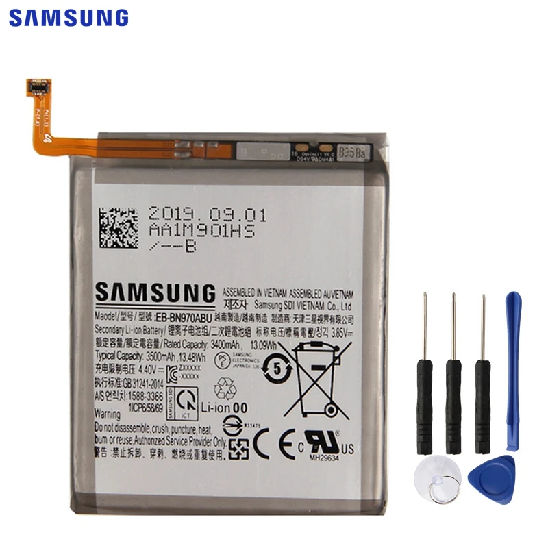 SAMSUNG оригинальный сменный аккумулятор для телефона EB BN970ABU Samsung GALAXY Note 10 X Note10