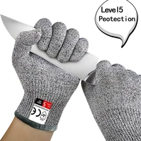 high strength grade level 5 protection safety anti cut gloves kitchen cut resistant gloves for fish meat cutting safety gloves