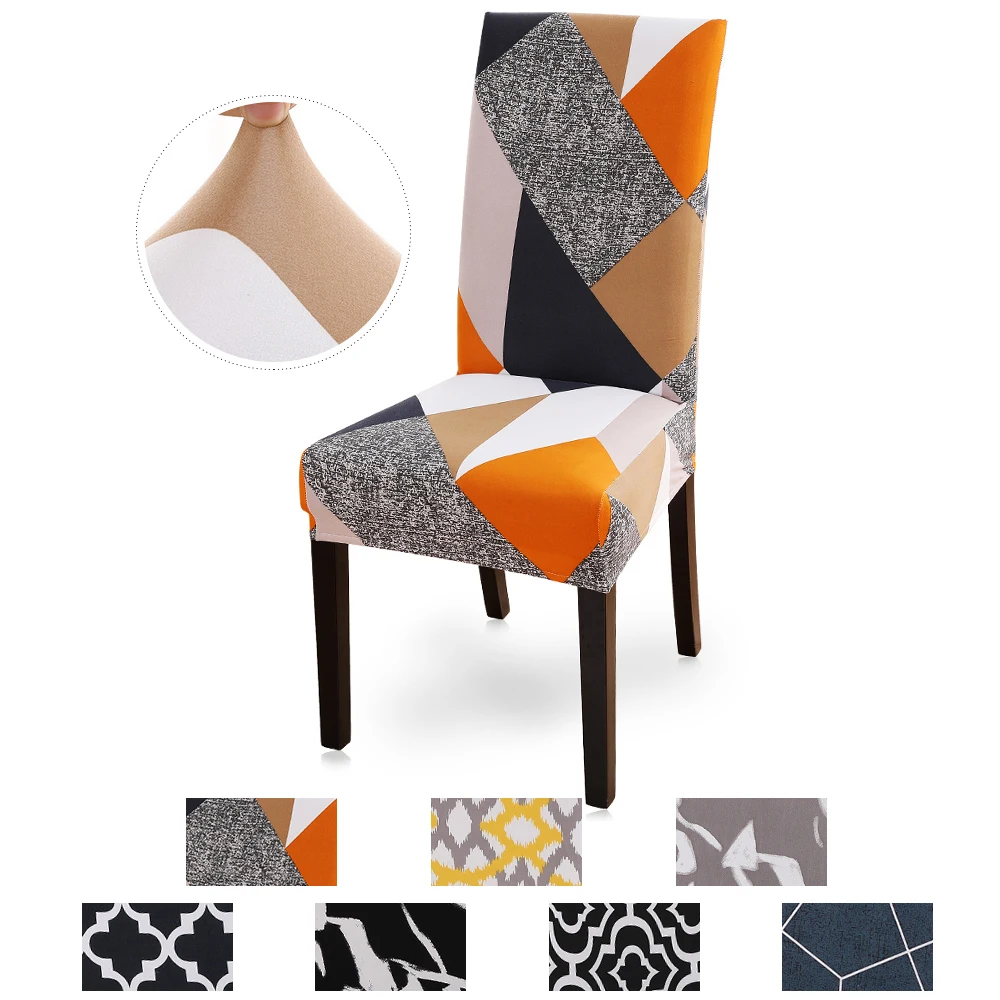 1/2/4/6 шт. Чехлы на кресла стрейч чехлы из спандекса эластичные сиденья для