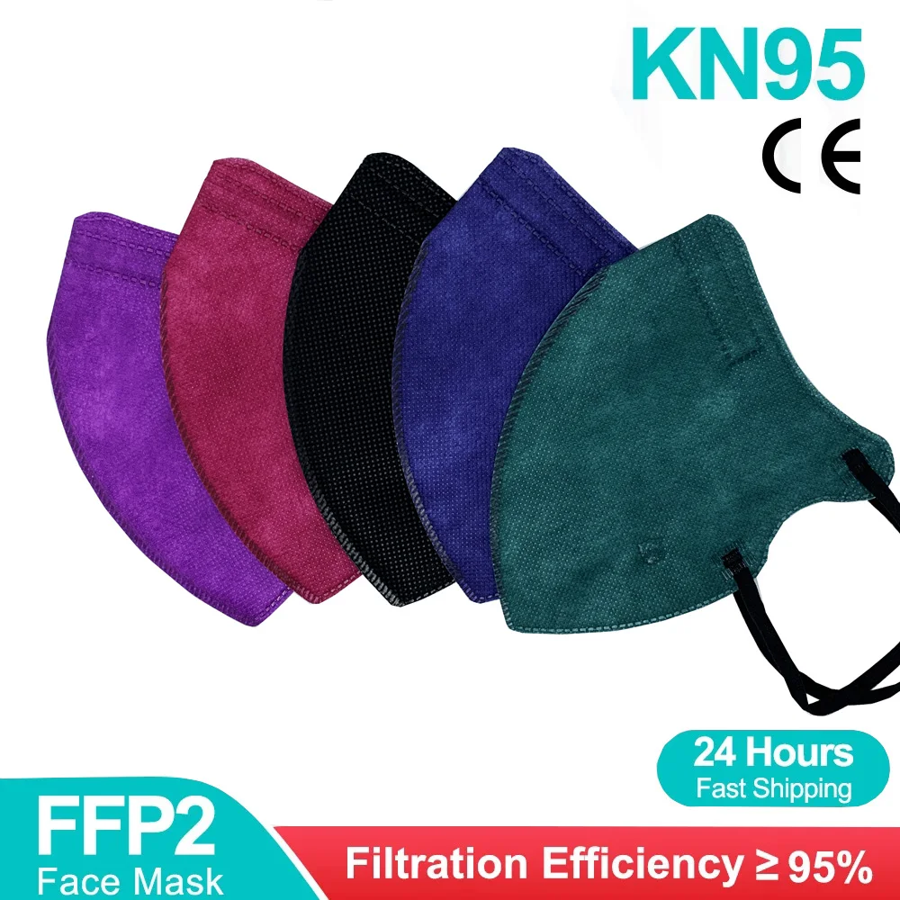 10-100 шт. N95 уход за кожей лица маска CE Чехлы для губ Mascarillas kn95 респиратор FFP2