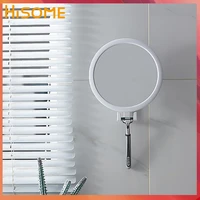 adjustable bathroom mirror drill free wall type self adhesive vanity mirror with suction cup folding shaving mirror for shower