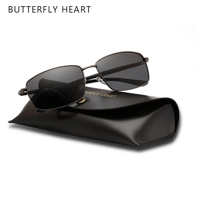 Бабочка в форме сердца 2021 поляризованные солнцезащитные очки мужские