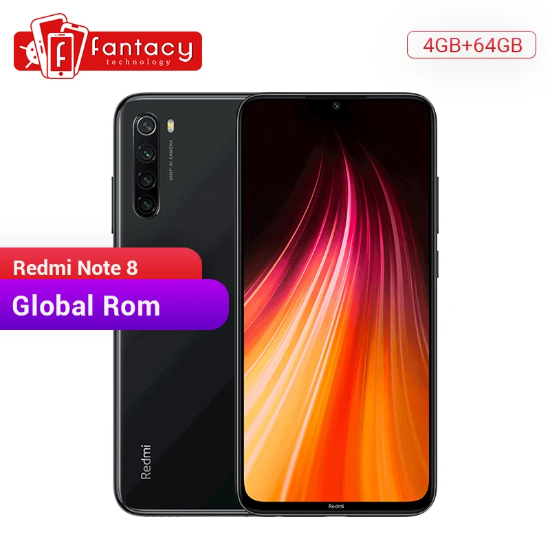 В наличии Смартфон Xiaomi Redmi Note 8 4 Гб 64 ГБ 48 МП камеры Восьмиядерный процессор Snapdragon