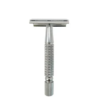 stainless steel double edge razor shaving for metal mens classic manual razors dual edge shaver