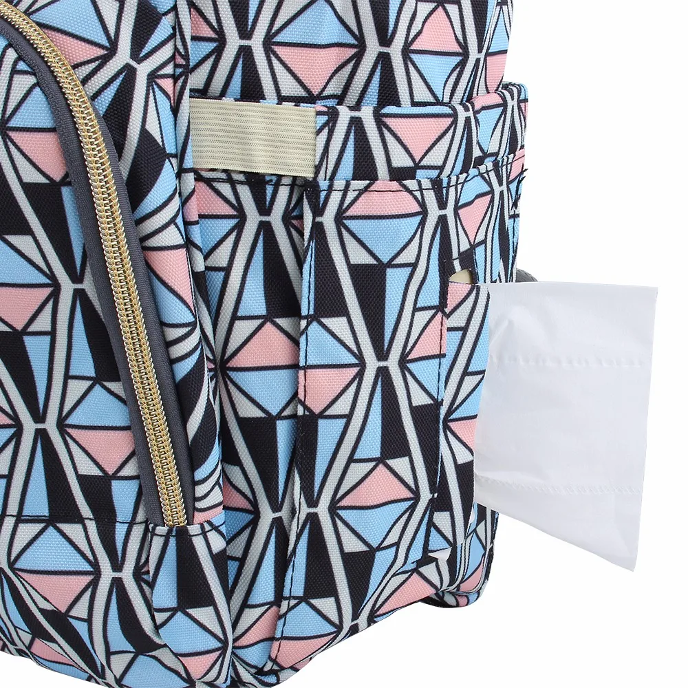 Сумка-рюкзак LAND для подгузников для мамы, большая водонепроницаемая сумка для мамы и коляски.