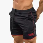 Мужские летние шорты для фитнеса, спортивные штаны, дышащие, для тренировок и спортзала, облегающие, 2021