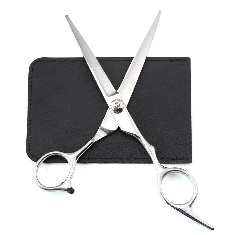 Bluezoo Stainless Steel Barber Shop Beauty Salon Styling Haircut Beard Trim Scissors 17.5cm Hair Cutting Scissor Cases | Красота и
