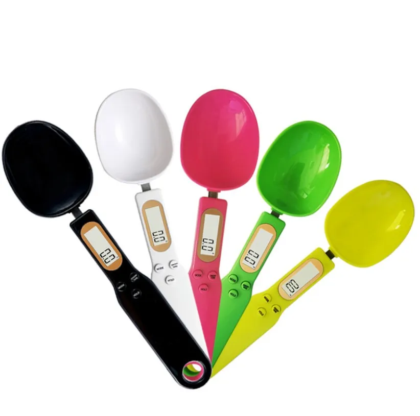

100pcs 500g/0.1g Portable LCD Digital Kitchen Scale Measuring Spoon Gram Electronic Spoon Weight Volumn Food Scale High Quality