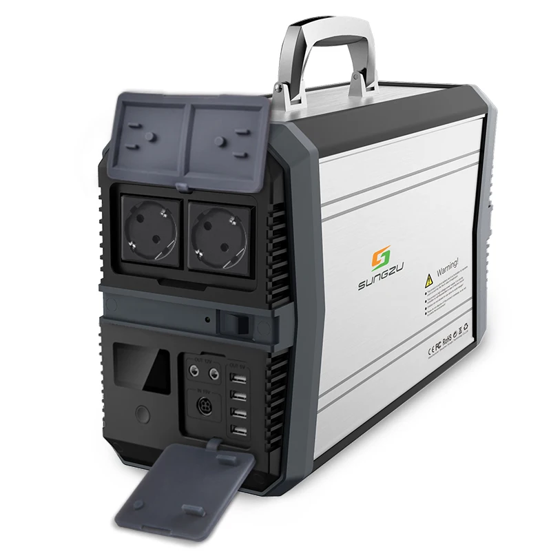 

Lithium ion Battery 1000W 220V Portable Solar Power Generator