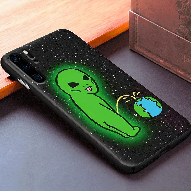 middle finger Luxury Black Case For Huawei P Smart Z 2018 P20 Pro P8 P9 Mini P10 2019 P30 LITE Cover | Мобильные телефоны и