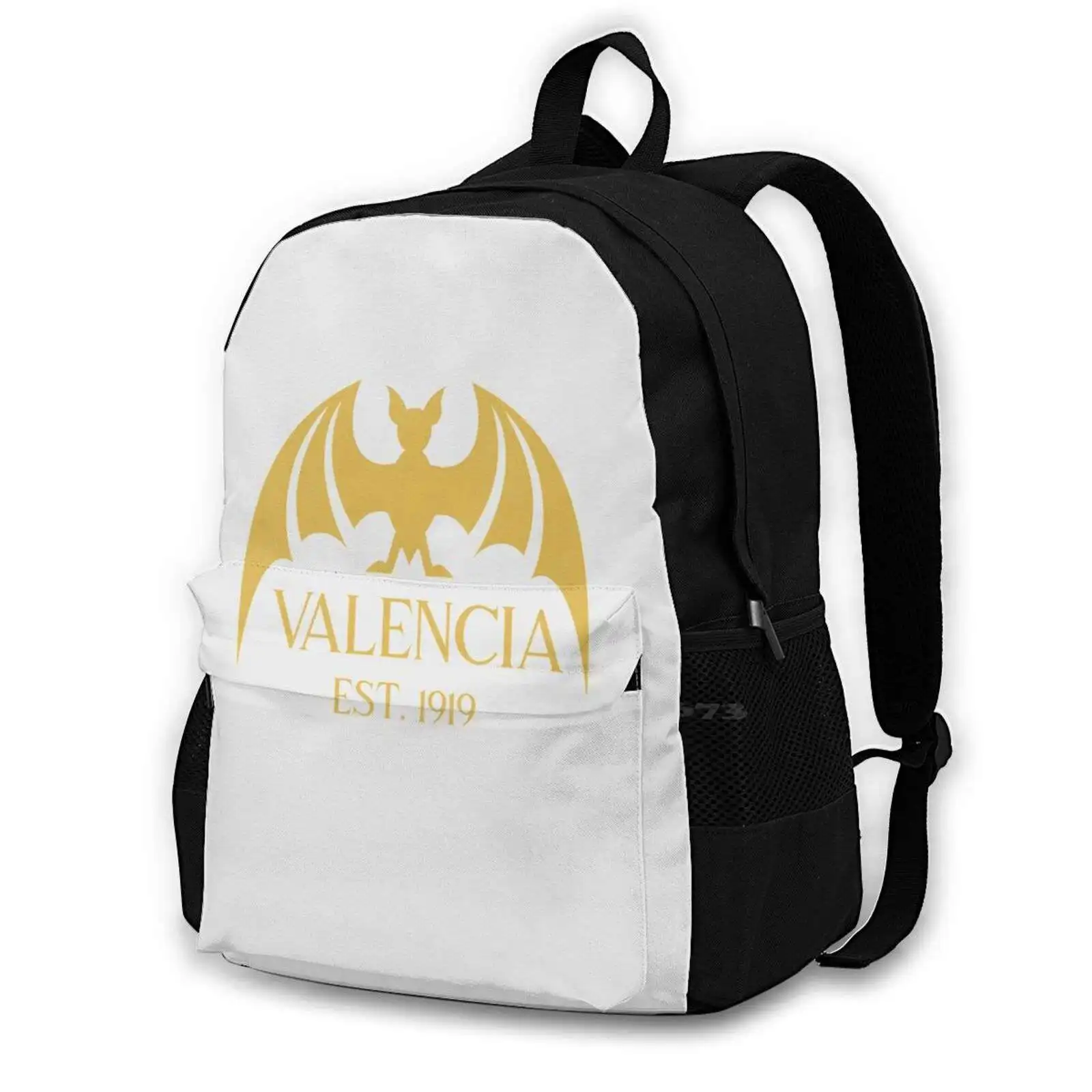 

Valencia Gold Travel Laptop Bagpack Fashion Bags Valencia Valencia Club De Fútbol Los Murciélagos Espana Spain Spanish Mestalla
