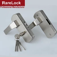 Handle Door Lock for Office Showroom Glass Door Hardware Hotel Meeting Room DIY Accessories Rarelock MS396DD a