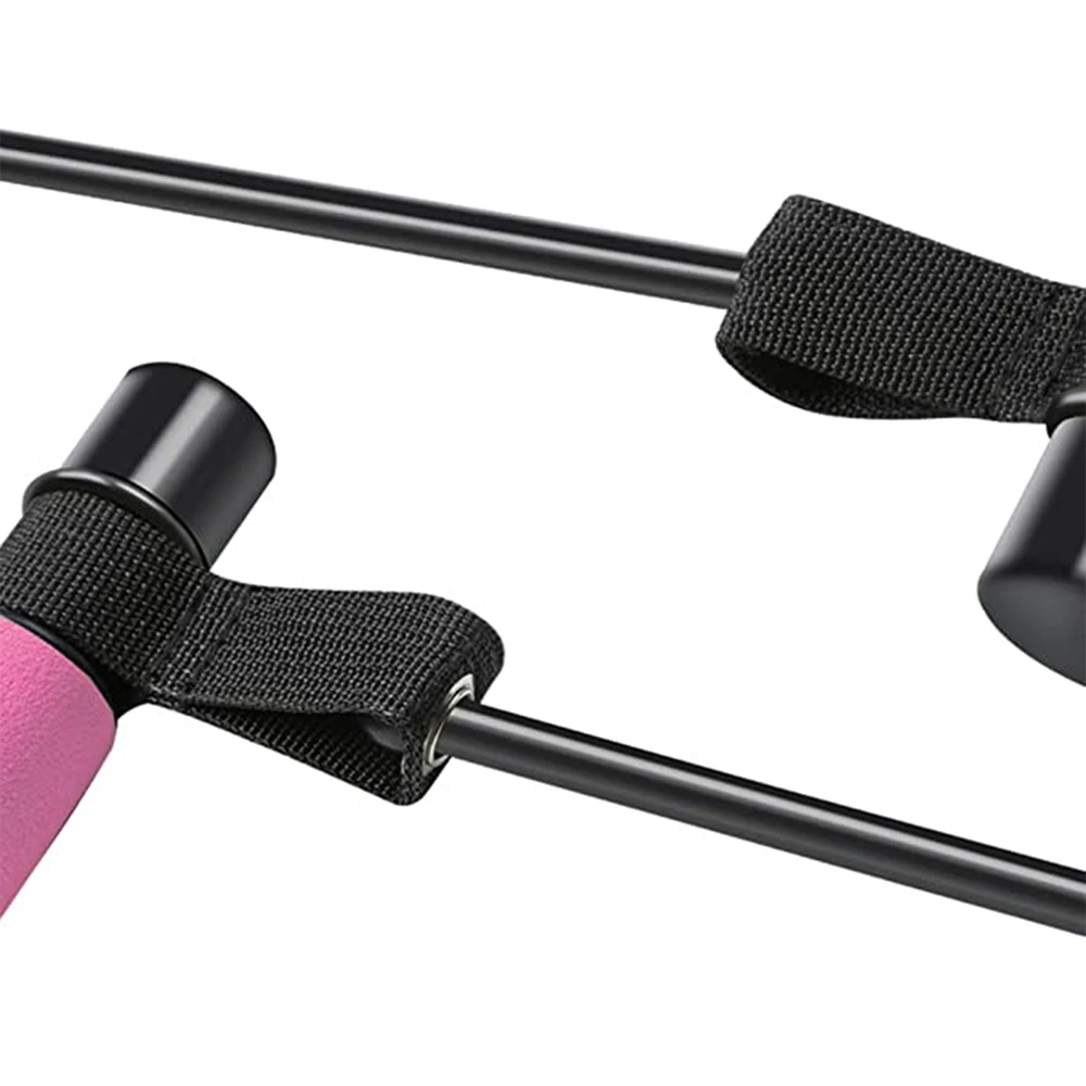 

2Pcs Portable Fitness Pilates Bar Yoga Tension Bar for Chest Expansion Fitness Exercise