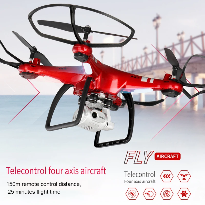 DIDIHOU RC Drone Quadcopter с 720p камерой вертолет 20 25 мин Время полета Профессиональный FPY Dron