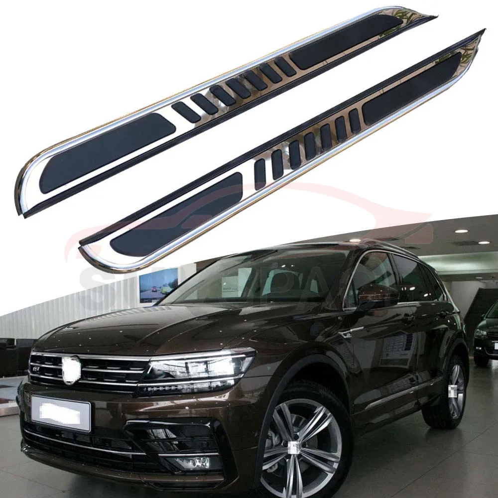 Боковой Шаг подходит для VW Tiguan 2017 2018 2019 подножка nerf bar 2 шт. Левая Правая
