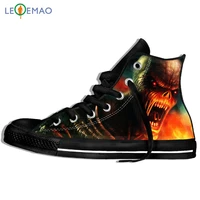 walking canvas boots shoes breathable coolskeleton soldier double sided design high top leisure sport shoes classic sneakers