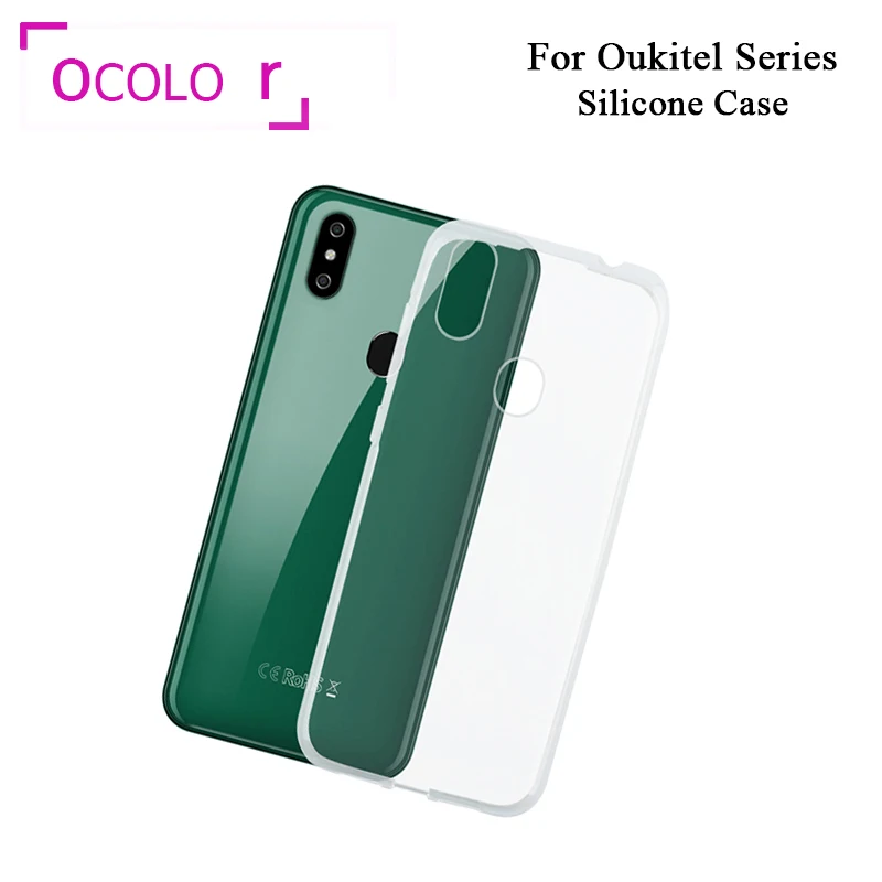 Цветной силиконовый чехол для Oukitel C13 Pro C15 мягкая задняя крышка защитный из ТПУ C10