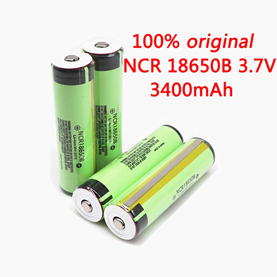 100% оригинальный 18650 Аккумулятор 3 7 в PCB для NCR18650B 3400 мАч литий ионный