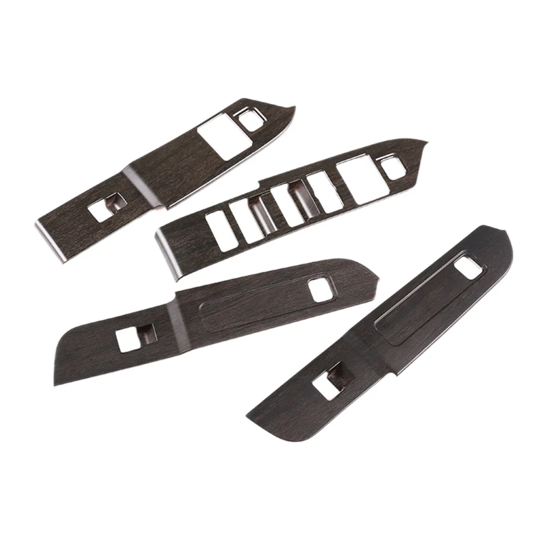 

Автомобильные аксессуары для Land Rover Defender 2020 ABS кнопки переключения стеклоподъемника рамы крышки отделки наклейки RHD