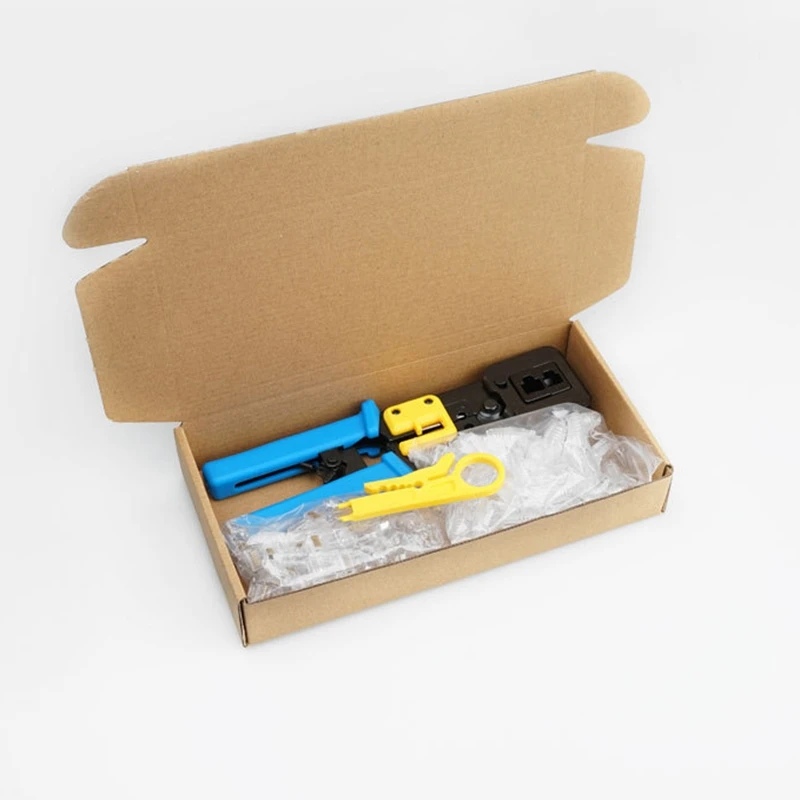 RJ45 обжимной инструмент для ремонта сети инструменты проходят через Cat5 Cat5E Cat6