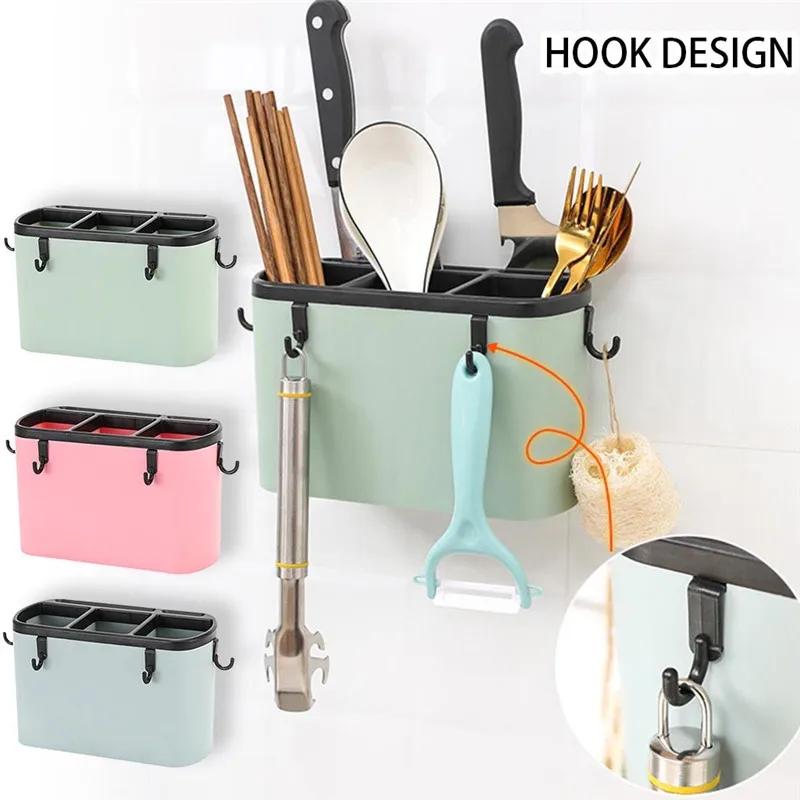 Бытовой Кухня клетка столовые приборы ящик для хранения Настенный палочки