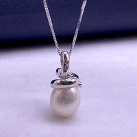 sinya drop wather pearl silver pendant necklace high quality fine jewelry classical for women mother ladies