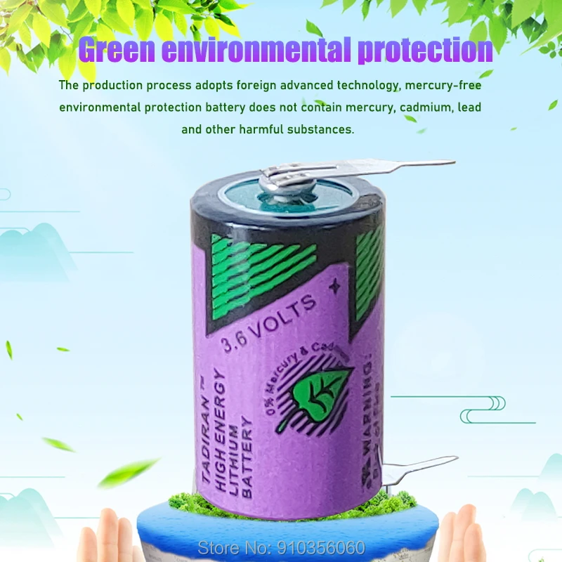 16 шт. оригинальная литиевая батарея TADIRAN ER14250 3 6 V 1200mAh 1/2AA с штифтами для ПЛК