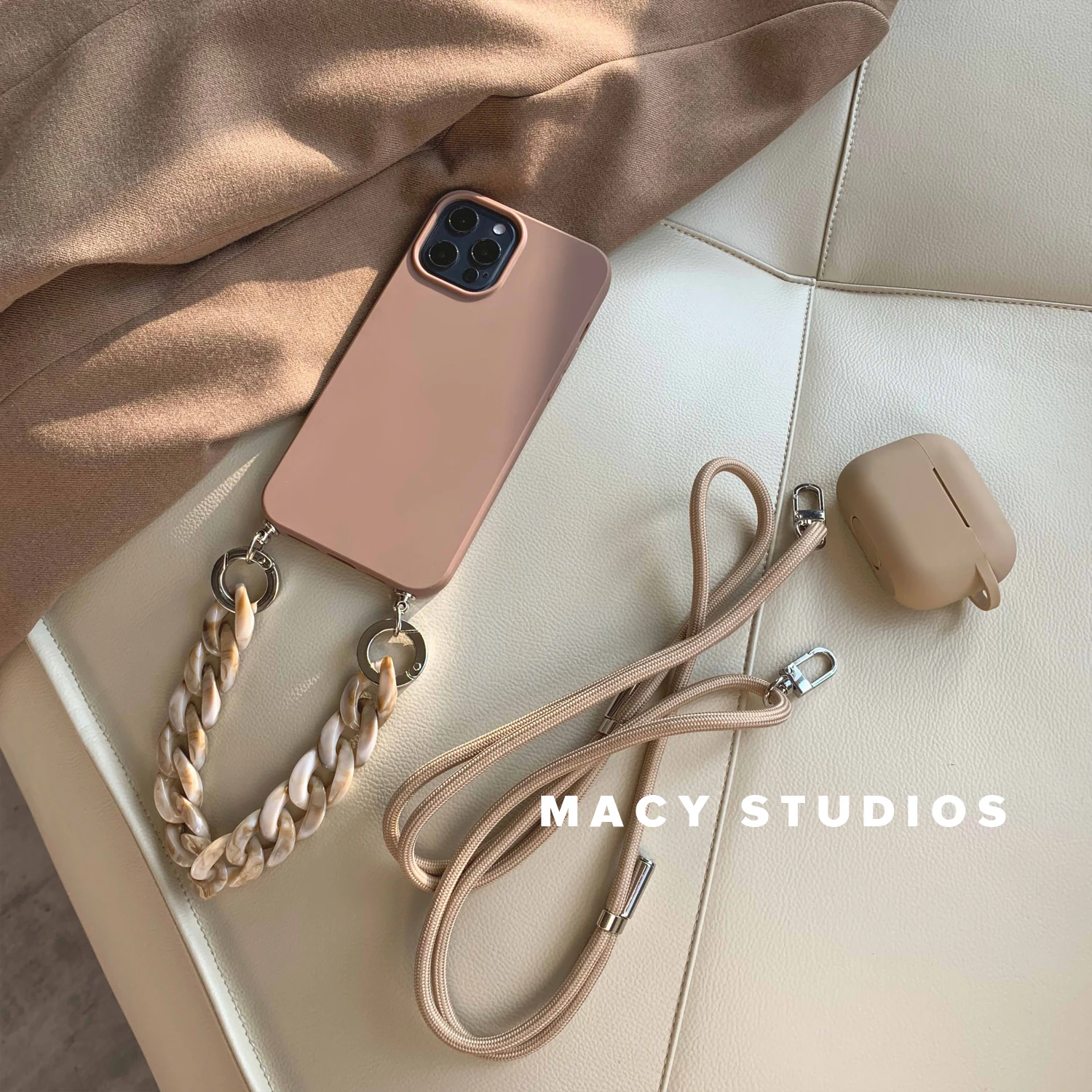 For Xiaomi Redmi 9A 9C 8A Note 8 pro 8T 9S 9T Mi 11 10 10T LITE 9 Simple Luxury Crossbody Necklace Lanyard Chain silicone case