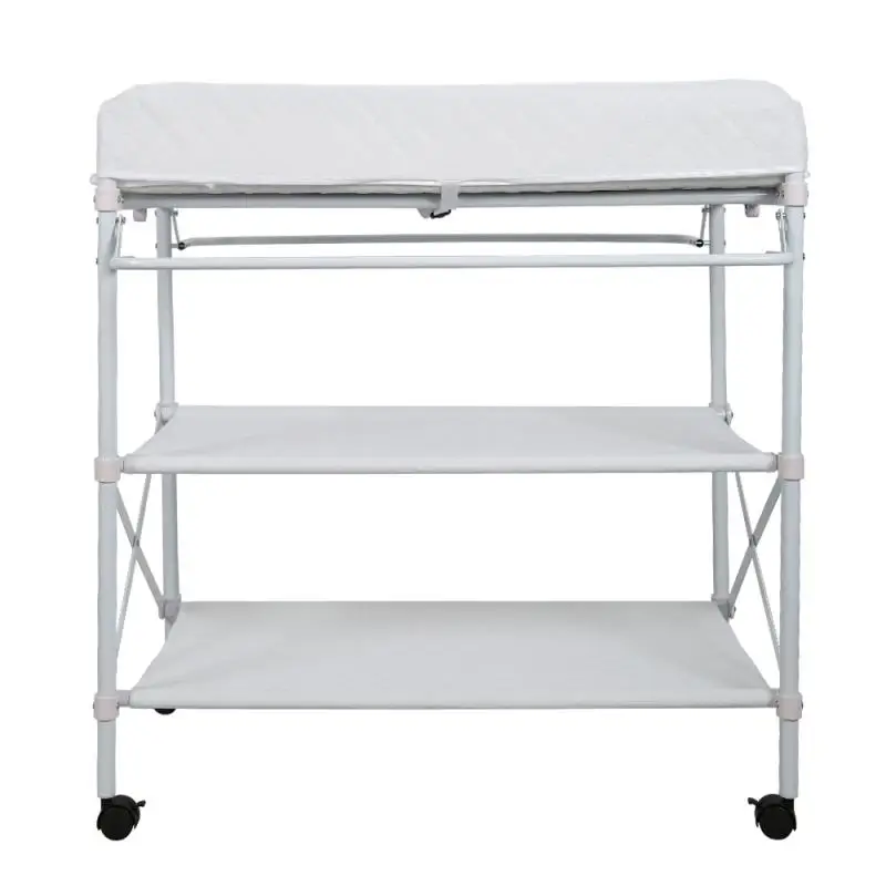 Barato Cambiador De Bebé De Seguridad, Mesa De Pañales Para Bebés De 0 A 24 Meses, Estación De Cuidado Multifunción Plegable, Alfombra Para Niños, Hogar, Envío Directo, HWC