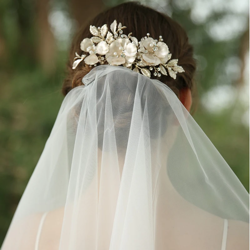 Светильник Золото Цвет цветочный гребень для волос свадебные аксессуары