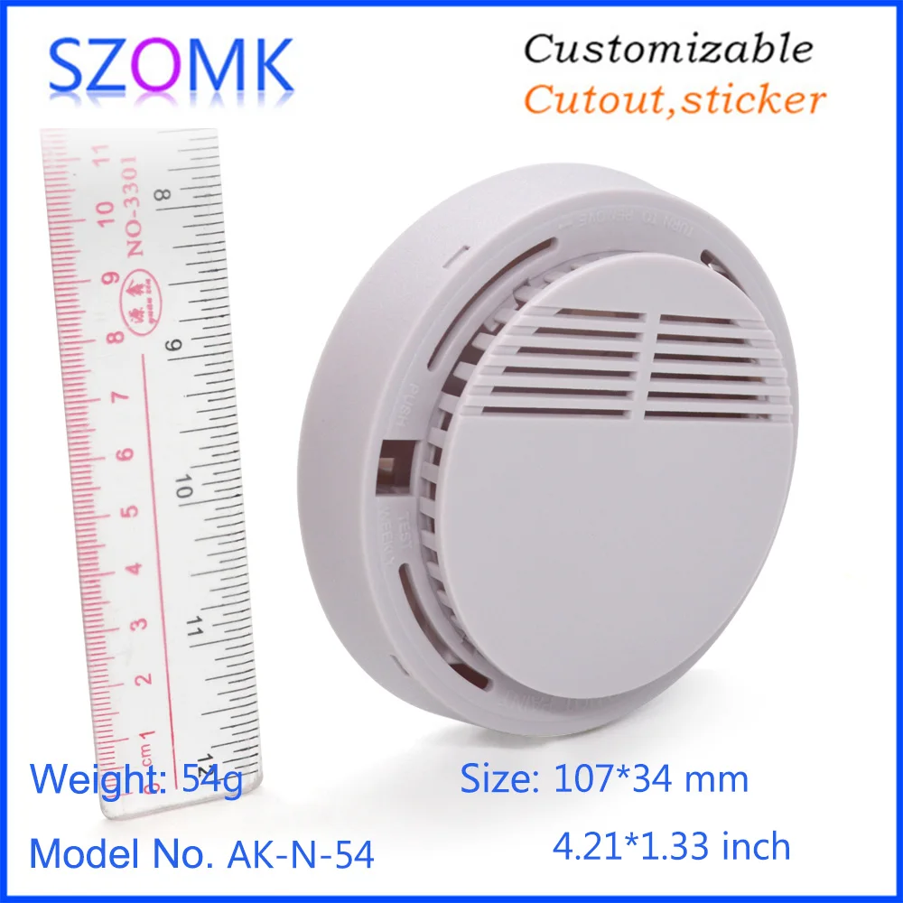 High quality 107X34mm abs plastic smoke detector voice operated project enclosure manufacture | Обустройство дома