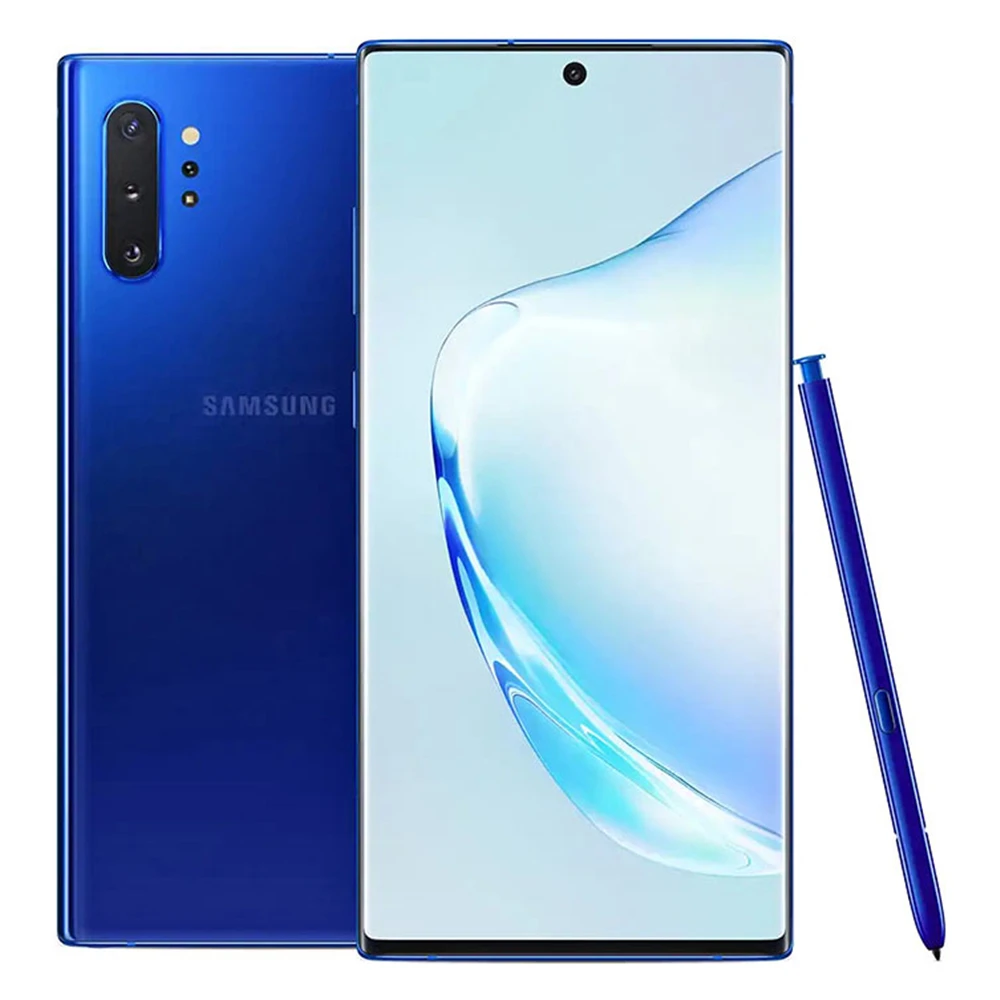 Оригинальный телефон Samsung Galaxy Note10 + Plus N9750 с двумя SIM-картами Восьмиядерный
