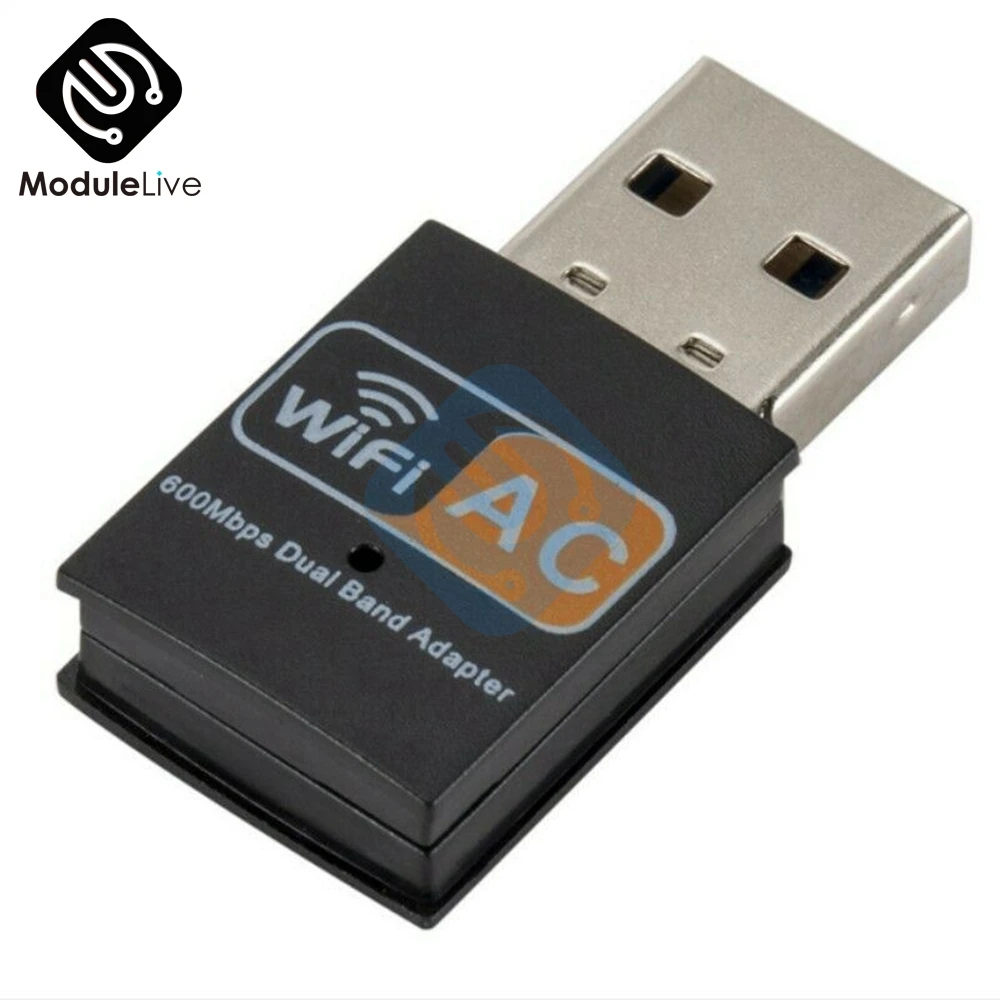 Беспроводной USB-адаптер 600 м двухдиапазонный Wi-Fi 2 4 ГГц/150 Мбит/с 5 8 ГГц/433 802.11a 802.11b 802