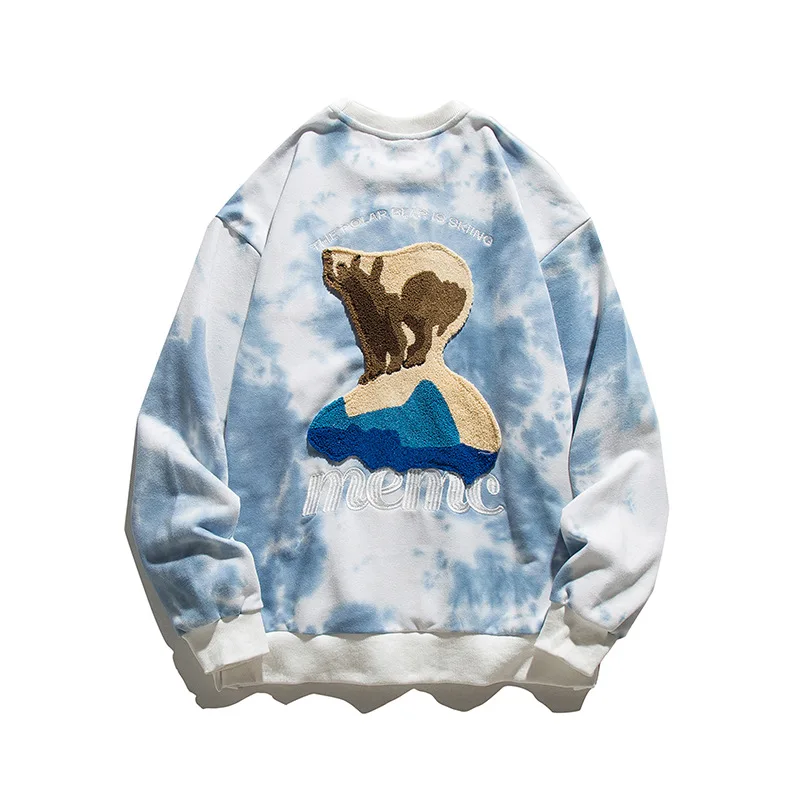 

2021 couples round neck sweater men and women spring and autumn Japanese fashion brand embroidered pullover long sleeve tops.