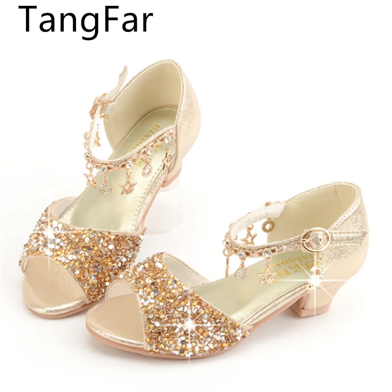 

Chaussures Enfant Children Sandals Kids Girls Wedding Shoes Dress Party Pearl Shoes For Baby Girls Soft Leather Princess Sandals