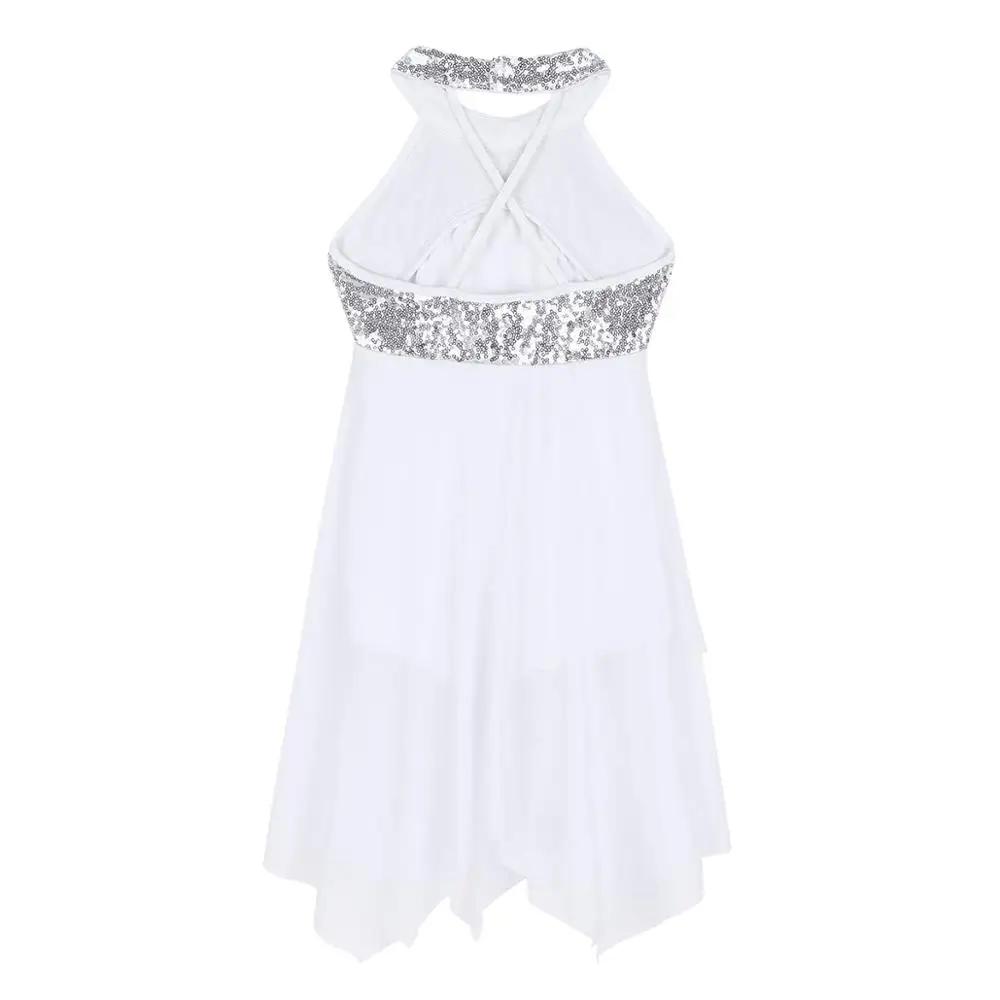 Детское платье для латиноамериканских танцев девочек лирический современный