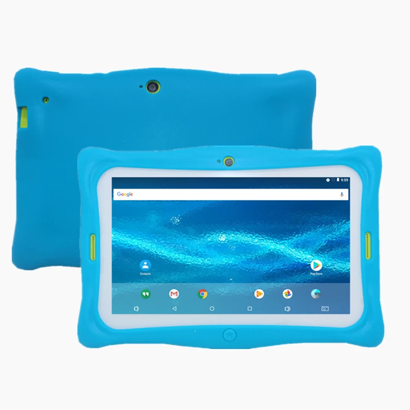 7 дюймов RK3126 M760 Детский планшетный ПК Android 7,1 1 Гб+ 16 Гб четырехъядерный защитный силиконовый чехол Детские планшеты