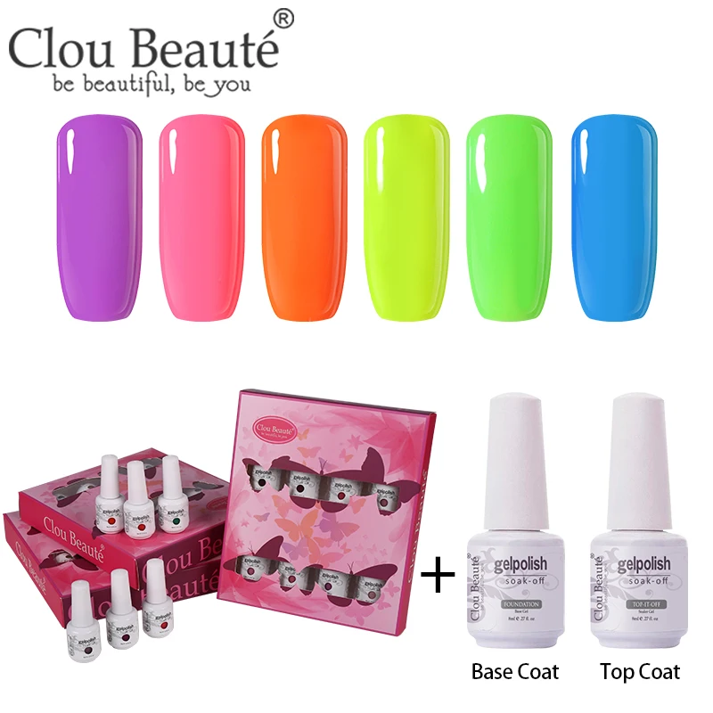 ZH41 Clou Beaute 8 шт./компл. Гель-лак для ногтей гибрид Лаки грунтовка лаки для ногтей Маникюр 8 мл Гель-лак для ногтей УФ лак - Цвет: ZH41