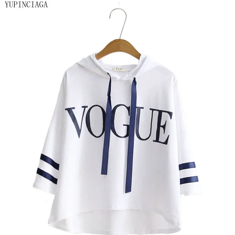 

2020 New Fashion Letter Print Women Summer Loose T shirts Femme Casual Cotton T Shirt Harajuku Half Sleeve Tops Tees