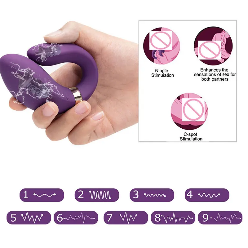 Водонепроницаемый Вибратор для точки G с тихим двойным мотором Стимулятор