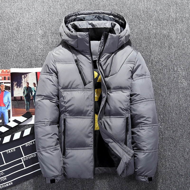 

Winter Jackets Mens Casual Warm Thick Quality Men Winter Coat Duck Down Jacket Man