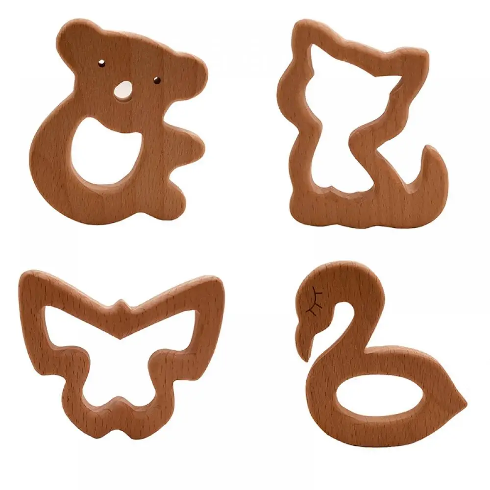 

10 шт./лот DIY деревянный Прорезыватель для зубов детские деревянные Прорезыватели для зубов продуктов Класс бук деревянный Прорезыватель дл...