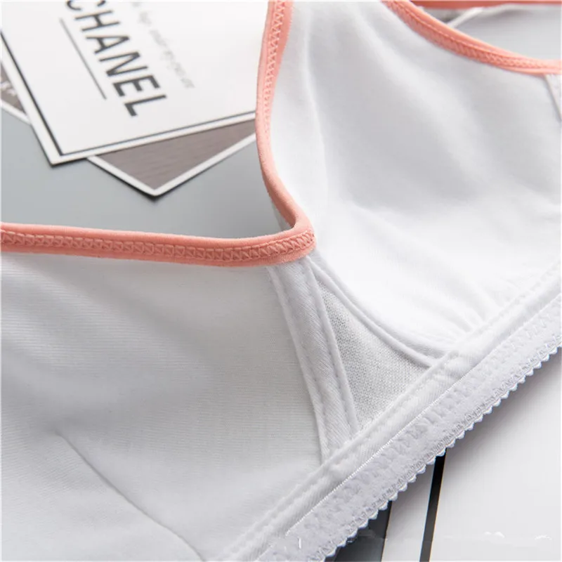 Детские тренировочные бюстгальтеры для девочек хлопковое нижнее белье без